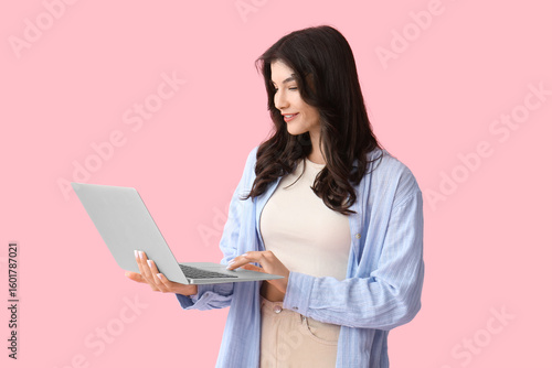 Beautiful young happy woman...