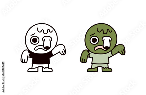 ゾンビのイラスト