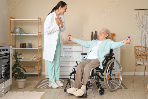 Physical therapist and seni...