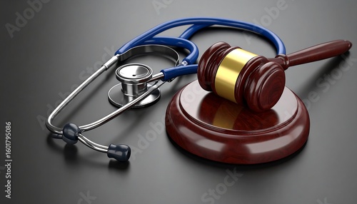 Medical malpractice courtroom scene