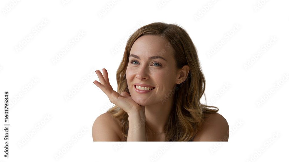 Happy and Confident Woman with a Radiant Smile Happy and Confident Woman with a Radiant Smile