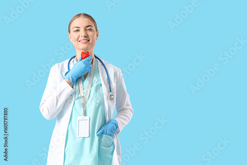 Female endocrinologist with...