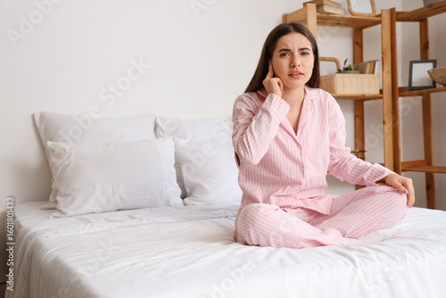 Young woman suffering from ...