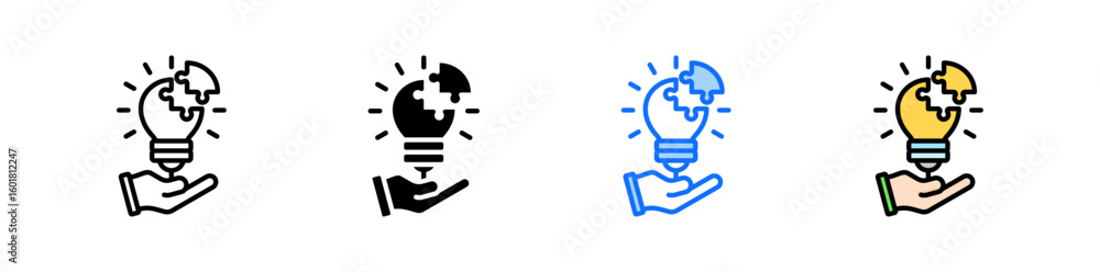 Problem Solving Icon Set Multiple Style Collection Problem Solving Icon Set Multiple Style Collection