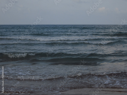 waves on the beach