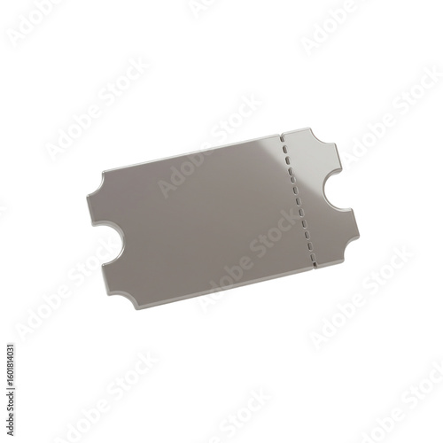 Ticket Icon: A minimalistic representation of a ticket, perfect for use in various concepts, emphasizing simplicity and a clean design.