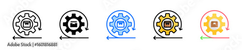 Agile Icon Set Multiple Style Collection