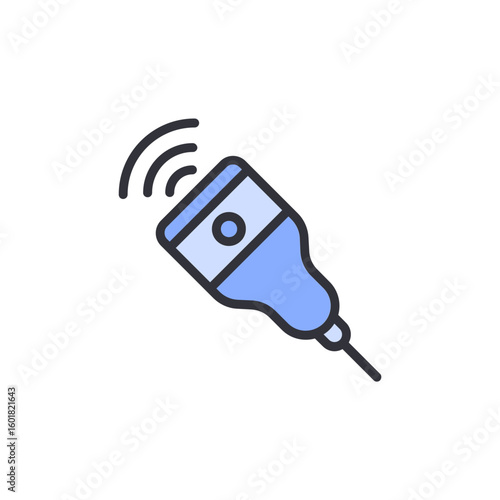 Medical Ultrasound Transducer Diagnostic Equipment With Wave Signals