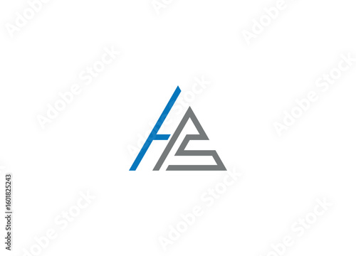 Free Download Letter HAS logo design vector icon template - GFXLoad