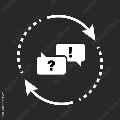 Translation icons for website and mobile design, app development. Stock Illustration