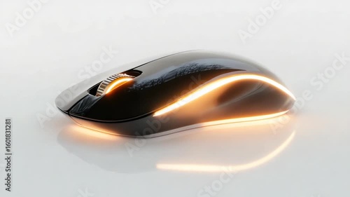 Wallpaper Mural Futuristic Gaming Mouse on Modern Desk | High-Tech Computer Gear for Gamers Torontodigital.ca