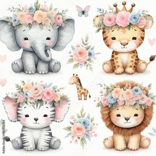 set of elephants
