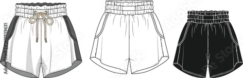 Shop women's athletic shorts running shorts workout shorts lounge shorts high waisted shorts elastic waist shorts