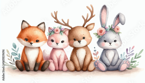 Woodland animals 