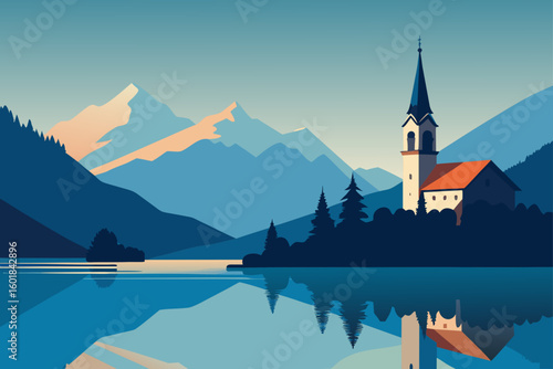 bled lake and castle
