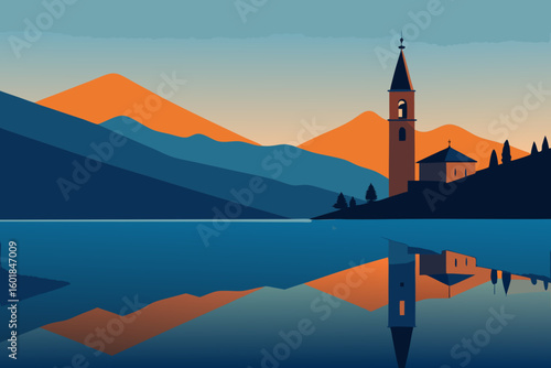 church in the mountains