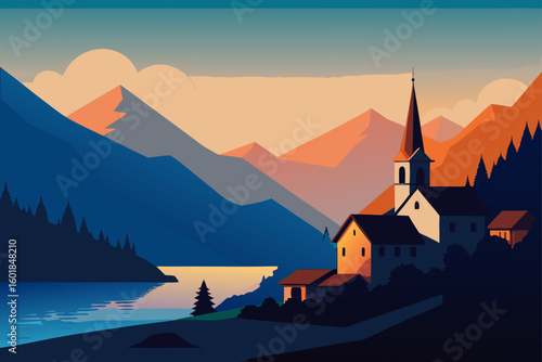 church in the mountains