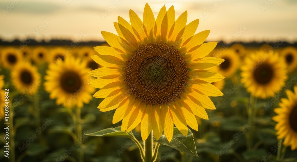 Fototapeta premium Sunflowers in the sun