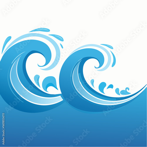 bottom-up wave-fill wordmark with animated letter reveal on 800×800 px vector canvas