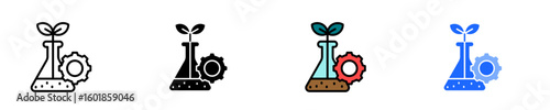 Controlled Environment Lab  Icon Set Multiple Stlye Collection