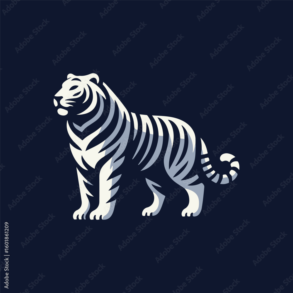Obraz premium majestic tiger logo