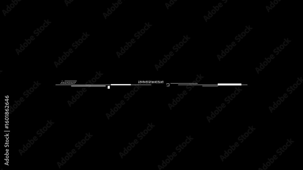 Futuristic tech line border animation Futuristic tech line border animation