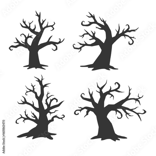 ハロウィンの木のセット