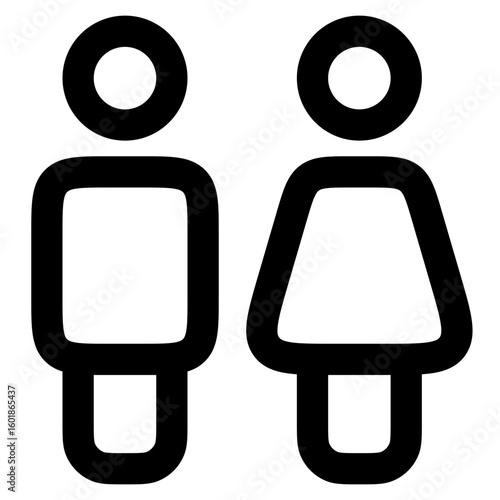 man and woman icon