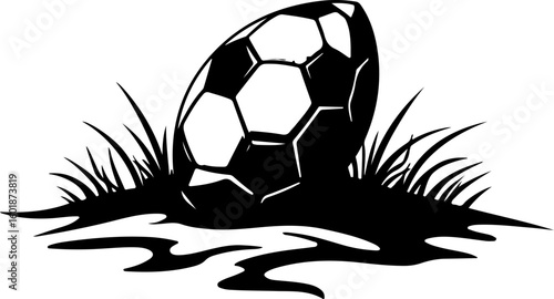 soccer ball on a black background, ball, soccer, football, sport, game, isolated, white, black, sports, play, object, goal, leisure, soccer ball, equipment, illustration, sphere, round, team, activity