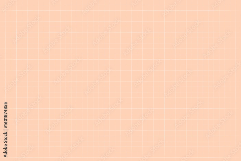 Pale Orange checkered paper background Pale Orange checkered paper background