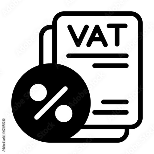VAT Semi Solid Icon Style