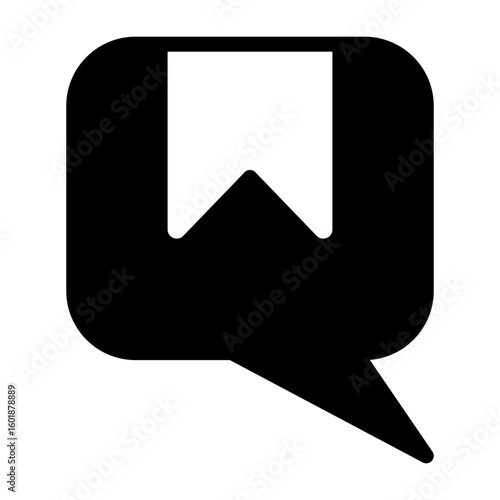 Bookmark Semi Solid Icon Style