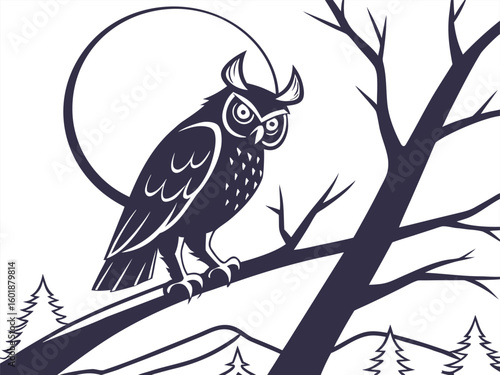 owl on a branch