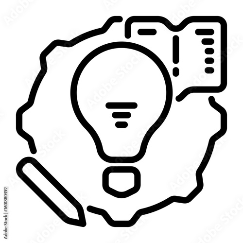 skill icon, line icon style