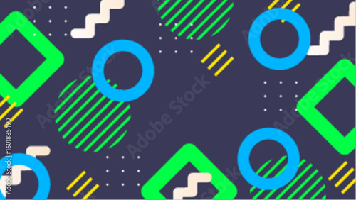 Abstract background with colorful geometric shapes suitable for presentations, web design, posters, and digital art projects needing modern graphics.