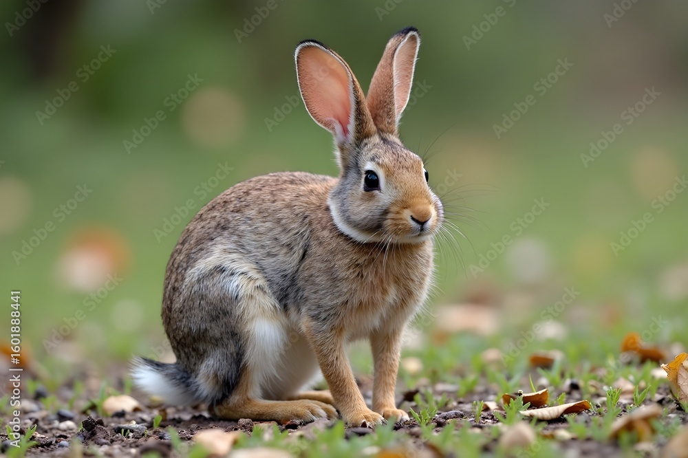 Fototapeta premium rabbit in the grass