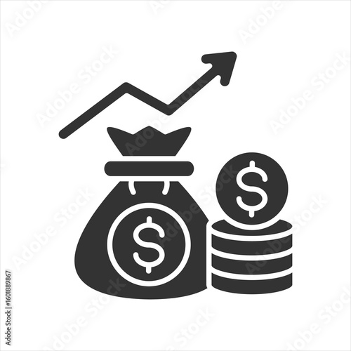 Profit Glyph Icon