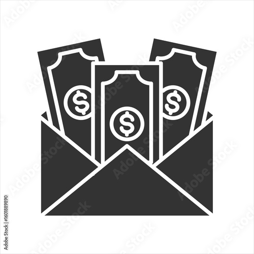 Salary Glyph Icon