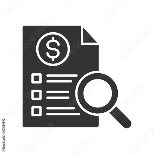 Audit Glyph Icon