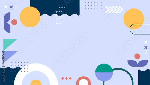 Abstract colorful geometric shapes and patterns, suitable for backgrounds, web design, and digital art projects needing a vibrant touch.