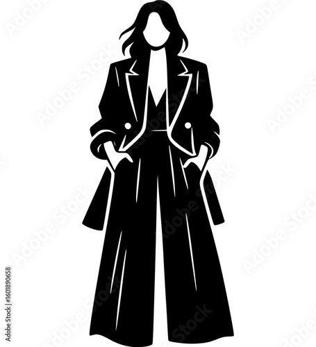 Power Woman Silhouette - 10