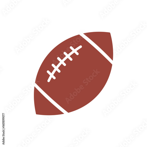 American football ball icon. American Football Ball Illustration. Rugby ball icon