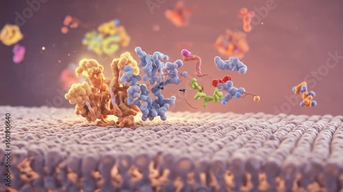 Molecular Dynamics Simulation: Protein Interactions at Cell Membrane Level Visualization