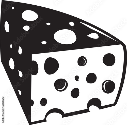 Cheese icon clean simple silhouette