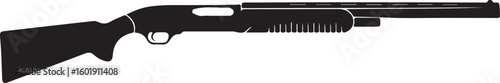 Assault rifle silhouette vector design without suppressor detailed illustration, assault rifle, rifle, weapon, military, silhouette, vector, gun, firearm, army, detailed, design, war, machine, danger
