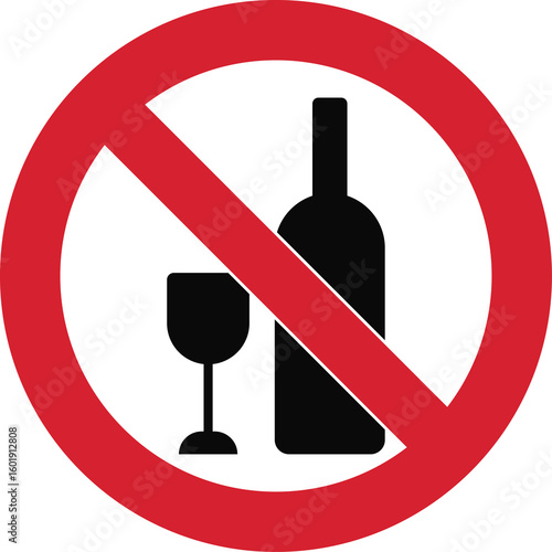 No alcohol sign