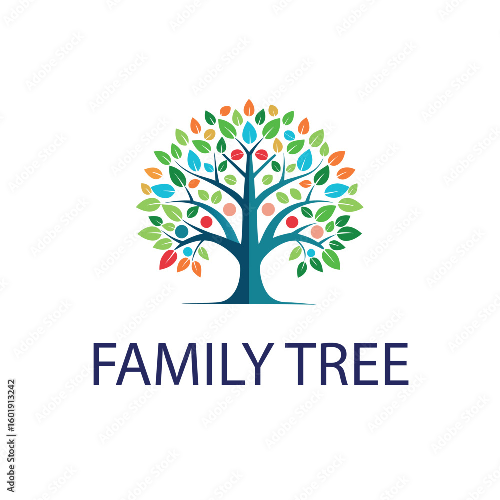 Obraz premium Family tree logo