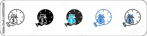 Loans Icon Pack Multistyle Illustration