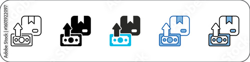 Spending Icon Pack Multistyle Illustration