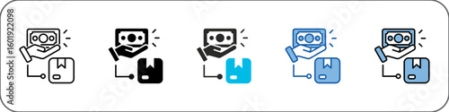 Purchasing Power Icon Pack Multistyle Illustration